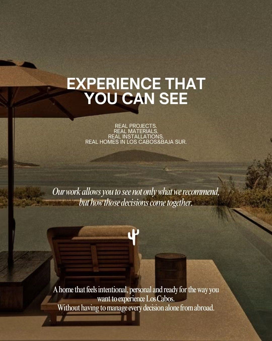 Terraza con alberca frente al mar en Los Cabos: experiencia que puedes ver, real projects, real materials, real installations